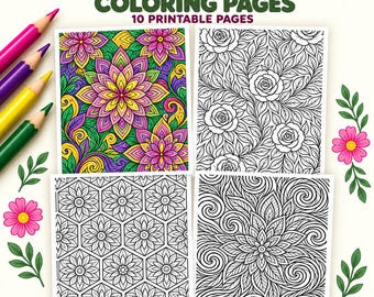 Mandala Coloring Pages: 10 Printable Designs