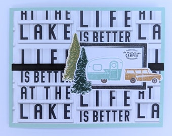 Lake Life RV Greeting Card