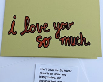 I love you so much Greeting Card