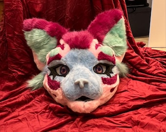 Fursuit Head: Feline with customization options
