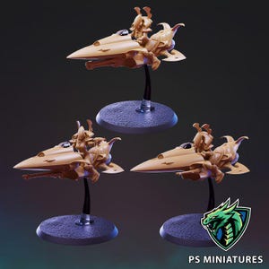Space Elf Jetbike Bundle by PSMinatures