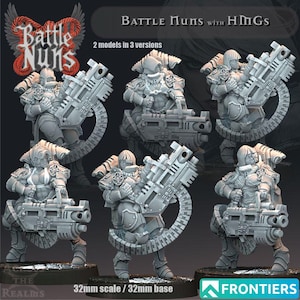 Battle Nuns with HMGs by Across The Realms