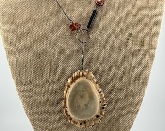 Antler Burr pendant