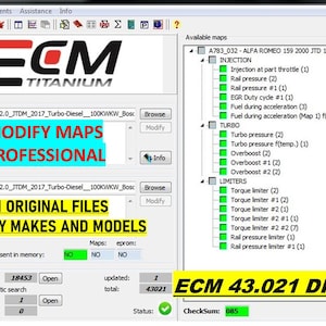 ECM-TITANIUM mit 43.021 Fahrer arbeitet nur mit Windows 7 oder xp