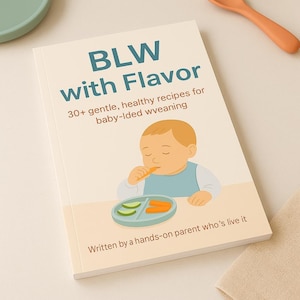 BLW with Flavour - BLW Baby Recipe eBook | 30+ Baby-Led Weaning Recipes | First Foods for Babies 6+ Months | Digital Download PDF