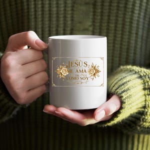 Sublimation design for mugs with religious phrases in Spanish (15 oz) - Religious phrases - Spanish mug PNG - Christian mug PNG - Latina PNG