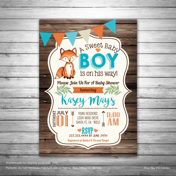 order baby shower invitations