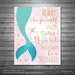Mermaid Printable 8x10 Print, Instant Download, Always Be Yourself ...