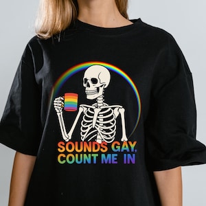 Klinkt Gay Count Me In png, Pride Month png, Gay Pride png, LGBTQ-png, Pride png, Gay png, regenboog png, regenboog png, skelet png, Pride-skelet png