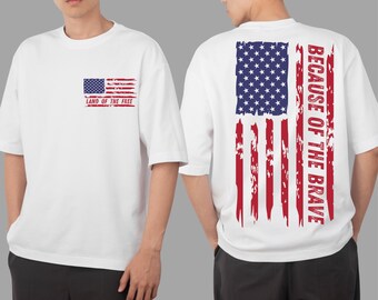 Land Of The Free Png, Because Of The Brave Png, Honor And Remember Png, Indepence Day Png, Patriotic Png, USA Flag Png, 4th Of July PNG, USA
