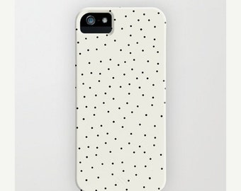 Stracciatella, iPhone 7, 6, 5, 4 Case, Speckled, Polka Dots, Artist Design