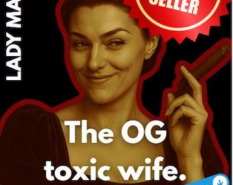Sassy Lady Macbeth Poster Classroom English Literature GCSE Digital Download Funny