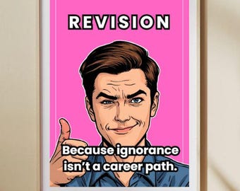 Sassy Classroom Poster – Funny Revision Wall Art | PDF Digital Download