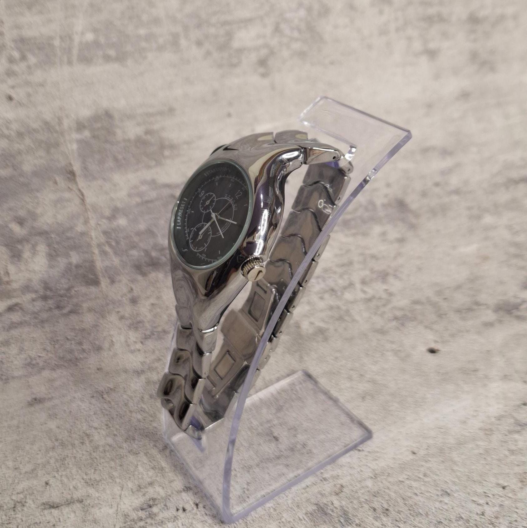 Vintage Nike Triax | Sport Watch | Black Dial and Metal Bracelet