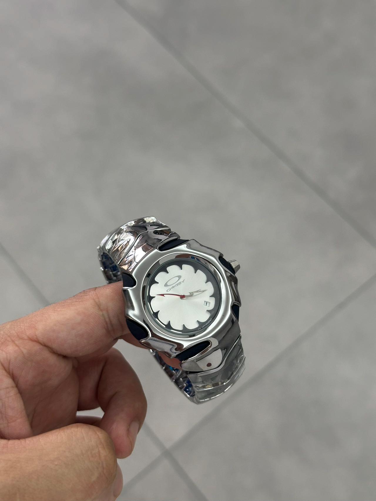 Oakley Timebomb Inspired Men's Watch – Sci-fi Skeleton Case