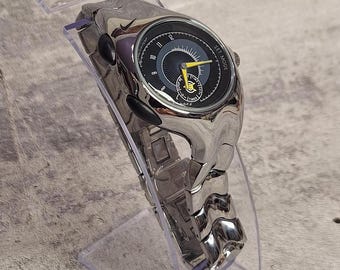 Fossil Big Tic Y2k Silver Watch - Etsy