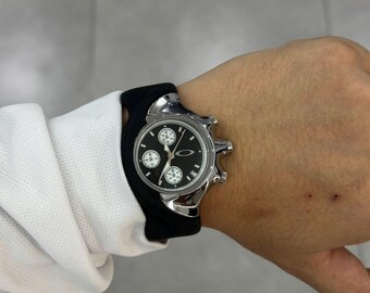 Oakley Detonator Sport Chronograph Watch – Black Dial, Silicone