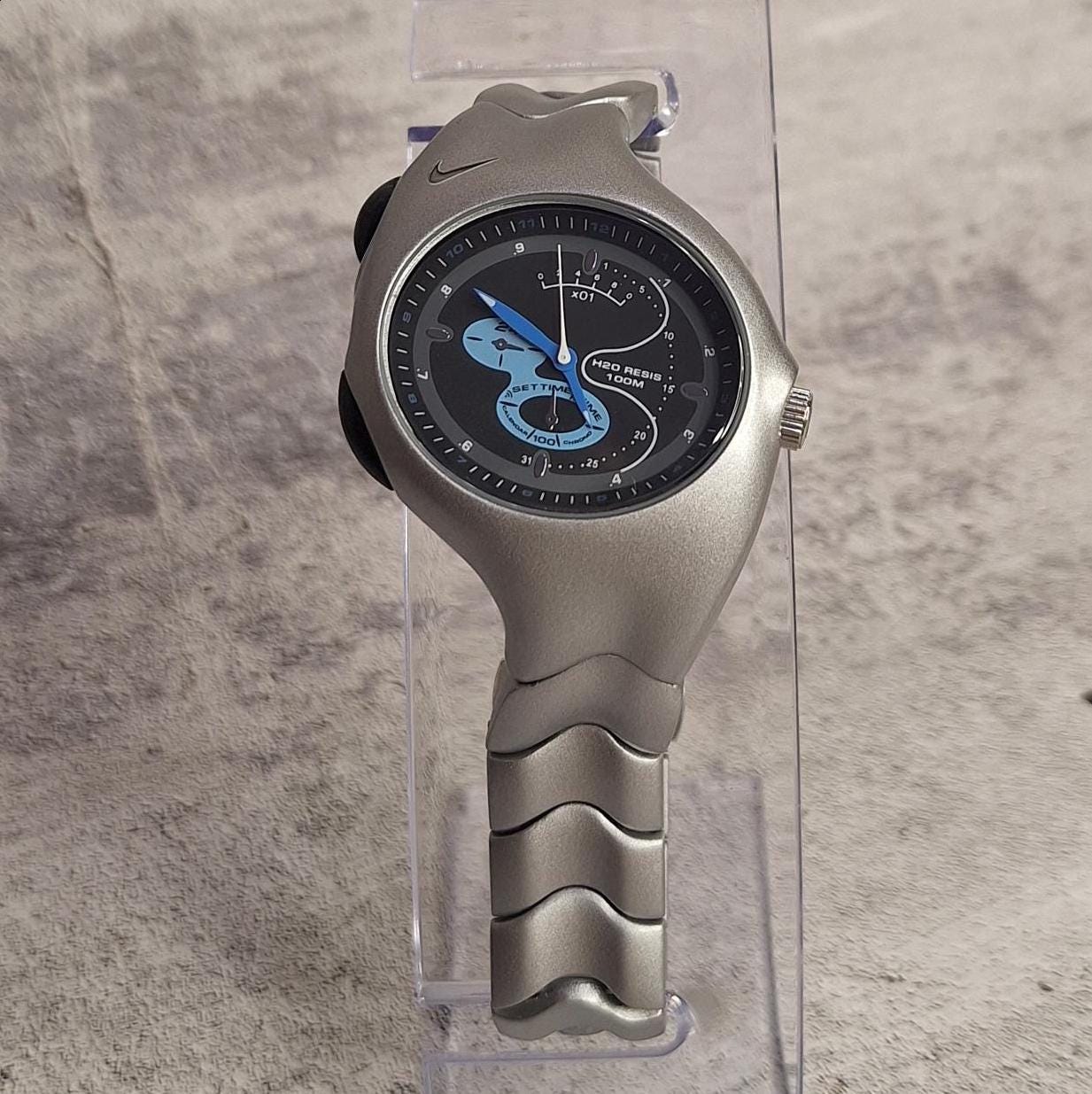 Rare Nike Triax Watch – Retro Futuristic Design, Asymmetrical Case