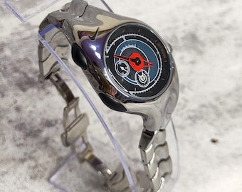 Nike Triax Stainless Steel Watch – Vintage Sports Timepiece