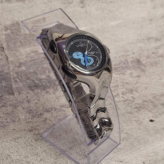 Vintage Nike Triax Chronograph Watch – Y2K Stainless Steel Sport