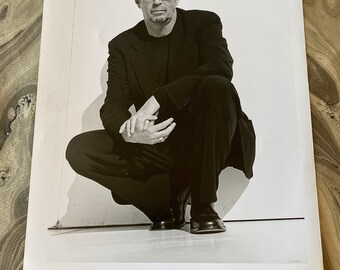 Eric Clapton Vintage Black and White Glossy Photograph 9 12 x 12 18 Original Professional Photo