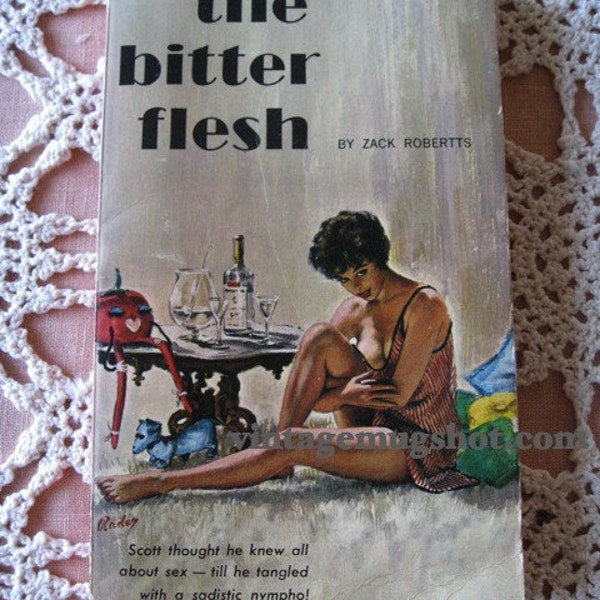 Bitter Flesh 1966 Paperback Book Sixties Sadistic Nympho