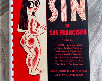 BEATNIK SF Poor Richard's Guide to Non-Tourist San Francisco 5 " x 7" Bohemia Sf History Jazz Beer Joints 1958