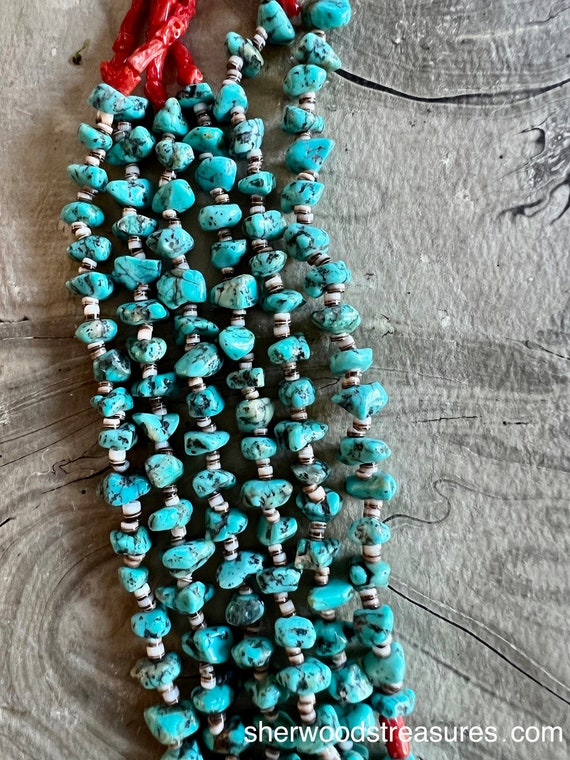 Spectacular And Beautiful Native American Turquoi… - image 7
