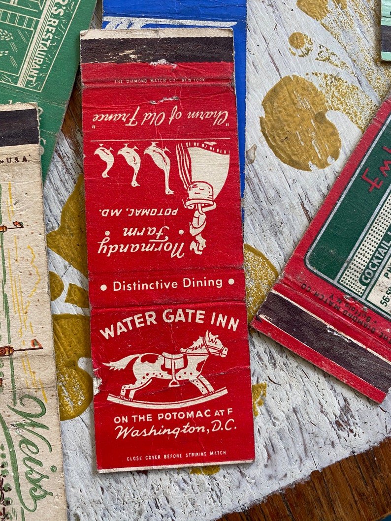 Vintage Advertising Matchbook Collectors Covers Over 70 Etsy