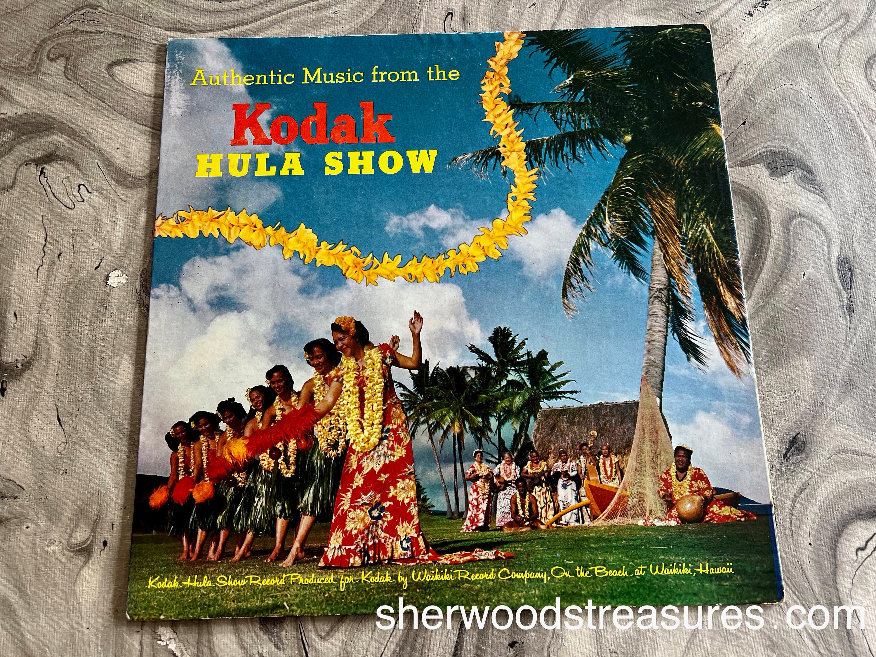 タイムセール 半額 Hula Kodak 1956 Show Vinyl Red Label Waikiki HAWAII EXC LP 洋楽