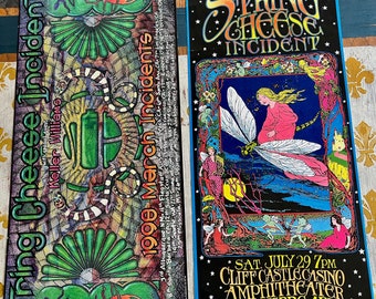 Two Original String Cheese Incident  Concert Posters 1998 Arizona and Tour Poster