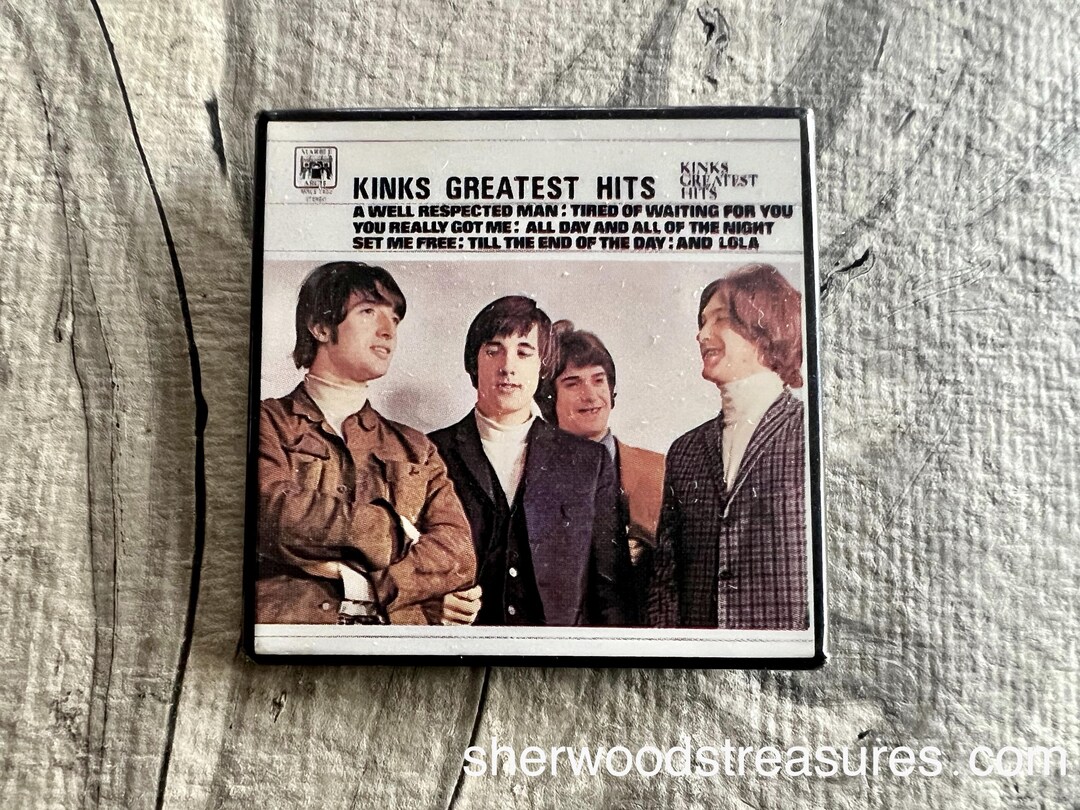 The KINKS Greatest Hits LP Square 1980s Original Pinback Button and Pin ...