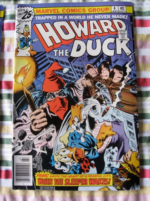 6 Marvel Comics Howard The Duck Comics Unused 1976 Stan Lee Etsy
