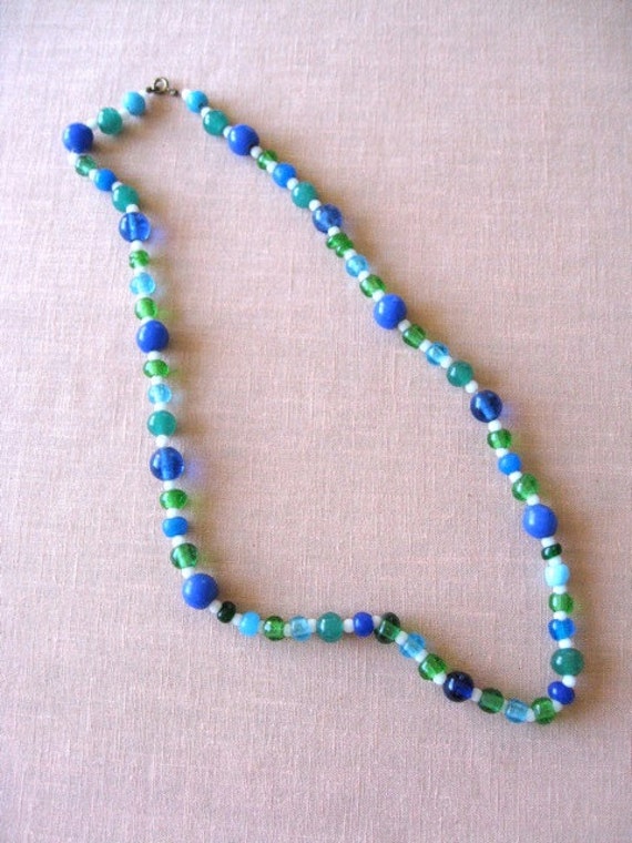 Vintage Handmade Hippie Necklace SIXTIES Antique … - image 3