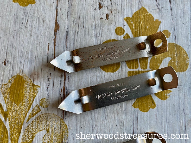 10 Vintage CHURCH KEYS 8 LUCKY Lager Beer Bottle Openers and Etsy