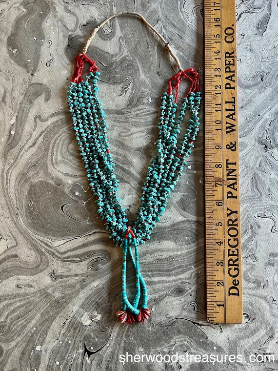 Spectacular And Beautiful Native American Turquoi… - image 2