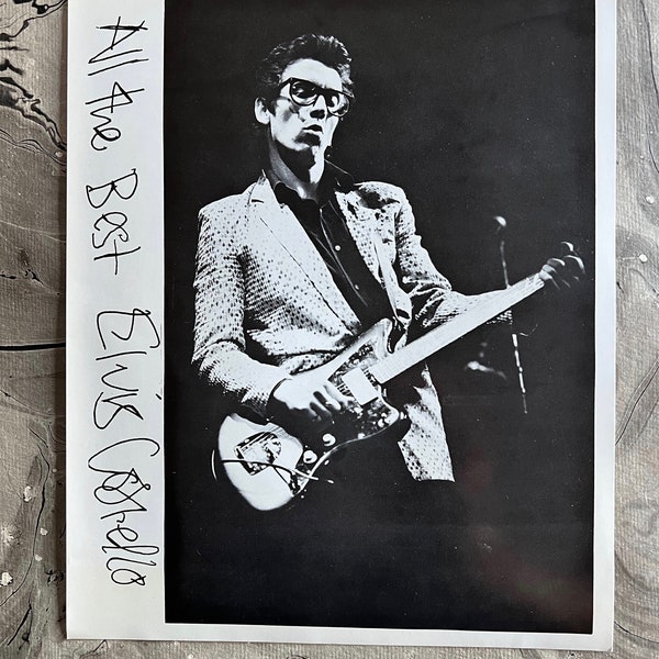 Elvis Costello  Tour Promo Walker Print Photo   8" x 10" All The Best