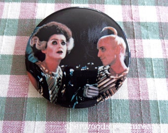 Rocky Horror Picture Show 1975 Film Advertising Original Pinback Buttonr Romance Sex Transylvanian Parties