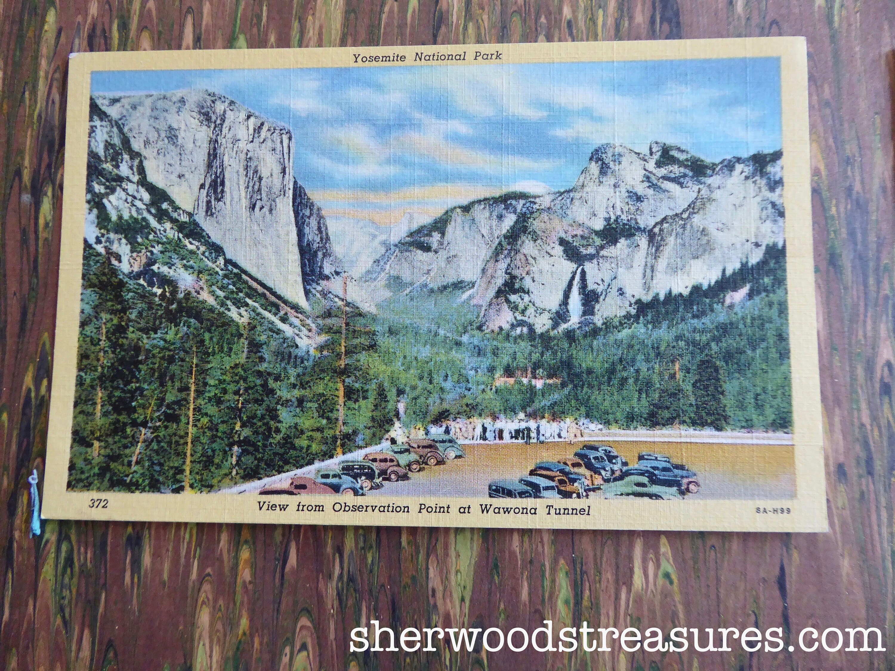 YOSEMITE National Park Lot of 4 ORIG. Vintage Postcards ALL Etsy