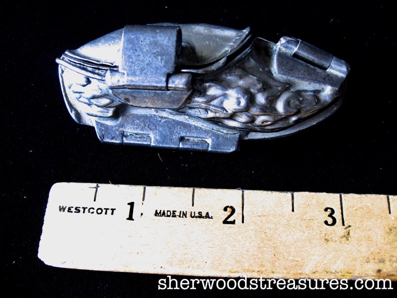 Uncommon Antique Chocolate Mold Shoe Very old 3 18 French Paris Letang FIL 108