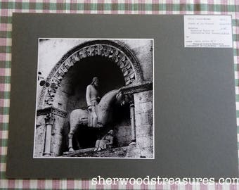 WESTERN FRANCE Melle, Deux-Sèvres French  Cathedral  Original Exterior Photograph  Architectural Photo UC Berkeley