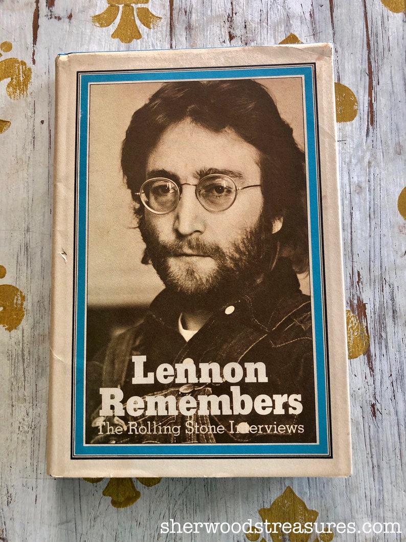 Lennon Remembers Rolling Stone Interviews John Lennon First Etsy