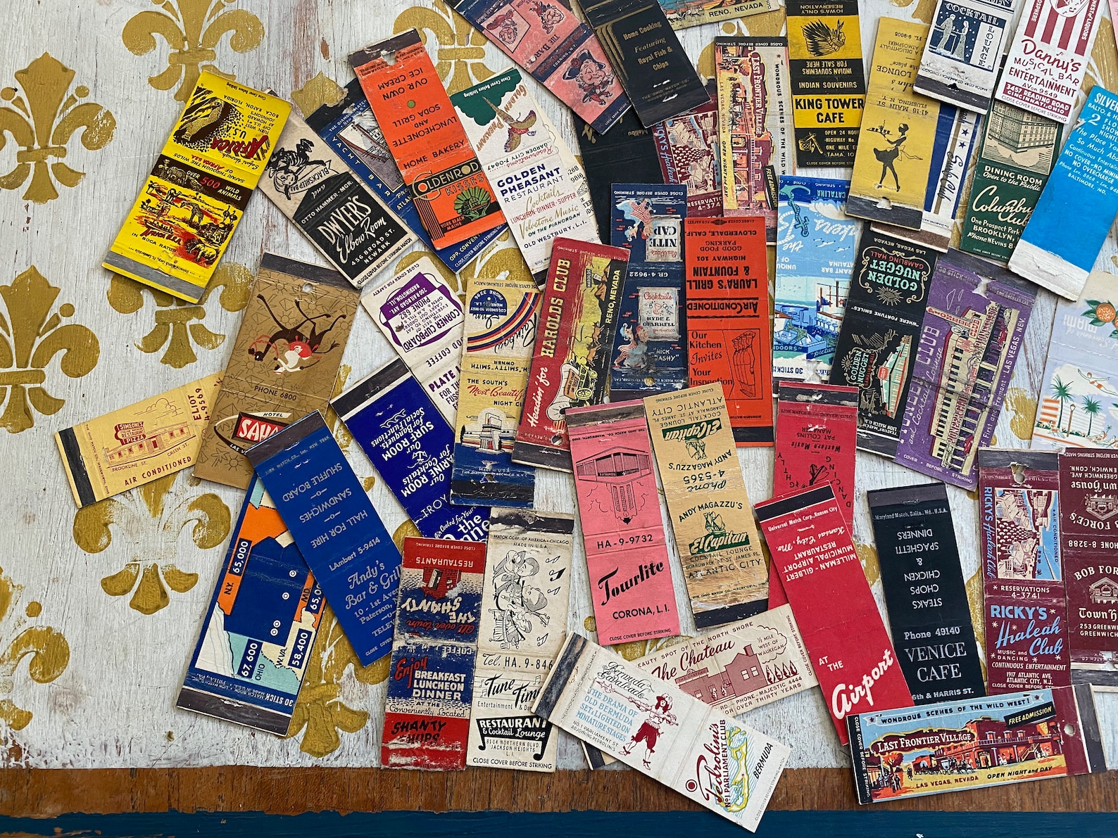 Vintage Advertising Matchbook Collectors Covers Over 70 Etsy