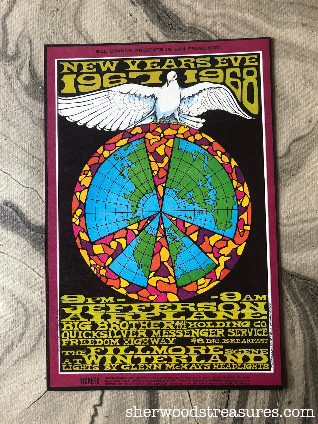 BG-100 Janis Joplin/Big Brother, Jefferson Airplane 1967 S.F