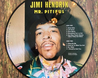 Jimi Hendrix - Mr Pitiful - Picture Disc- Color- NM- Looks Unplayed- Classic Cover Tunes - 1983 -