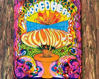 Canned Heat Postcard w/ Gordon Lightfoot 1968 Bill Graham Fillmore BG139