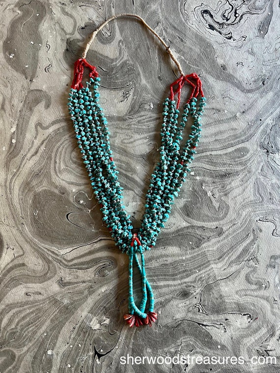 Spectacular And Beautiful Native American Turquoi… - image 3