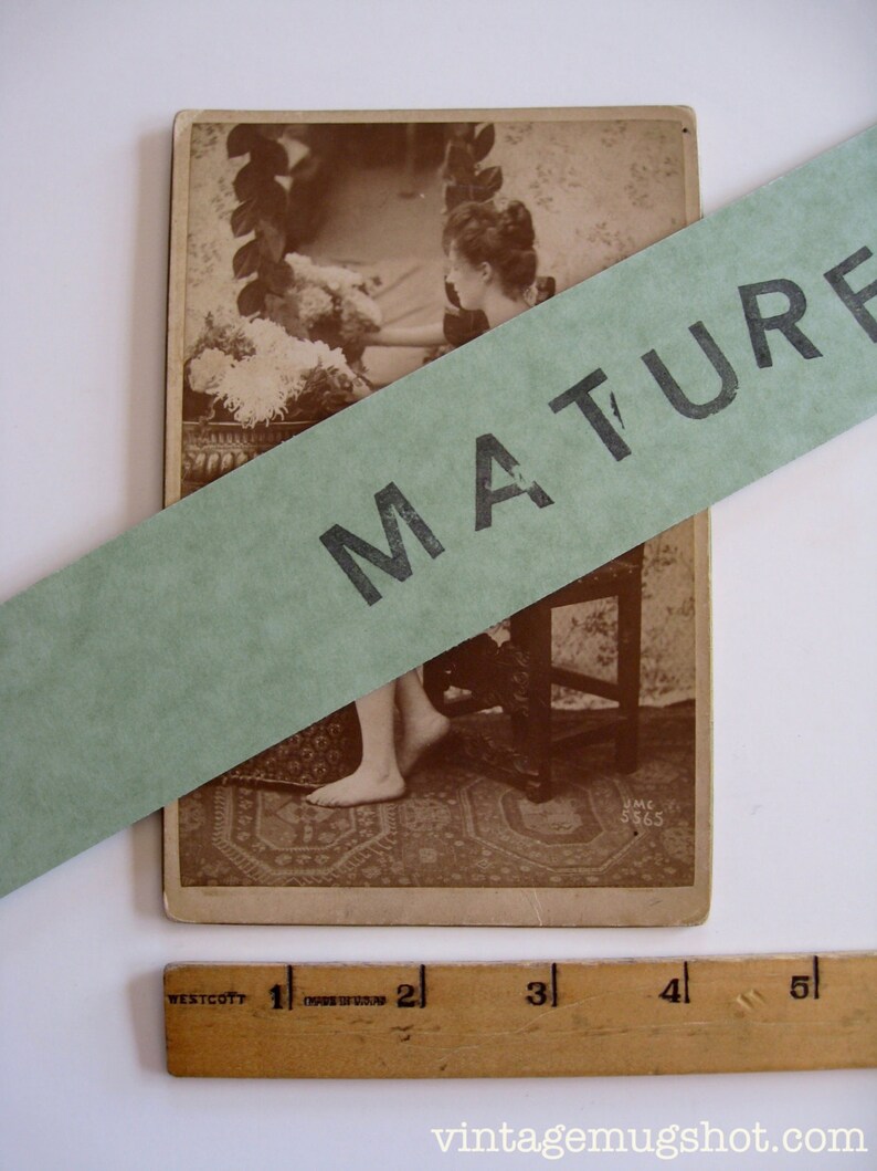 MATURE 1800'S Cabinet Card Nude Woman Original Photo 4 Etsy Australia