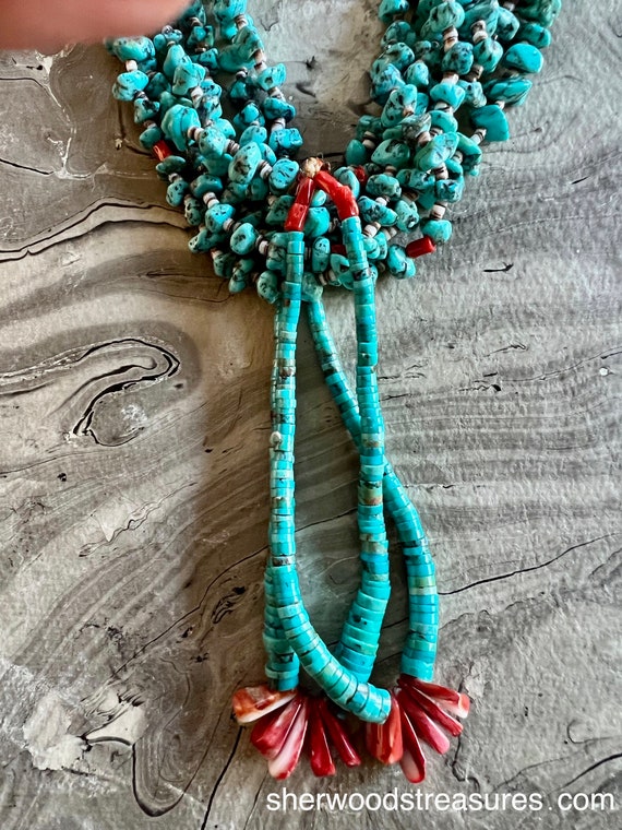 Spectacular And Beautiful Native American Turquoi… - image 6