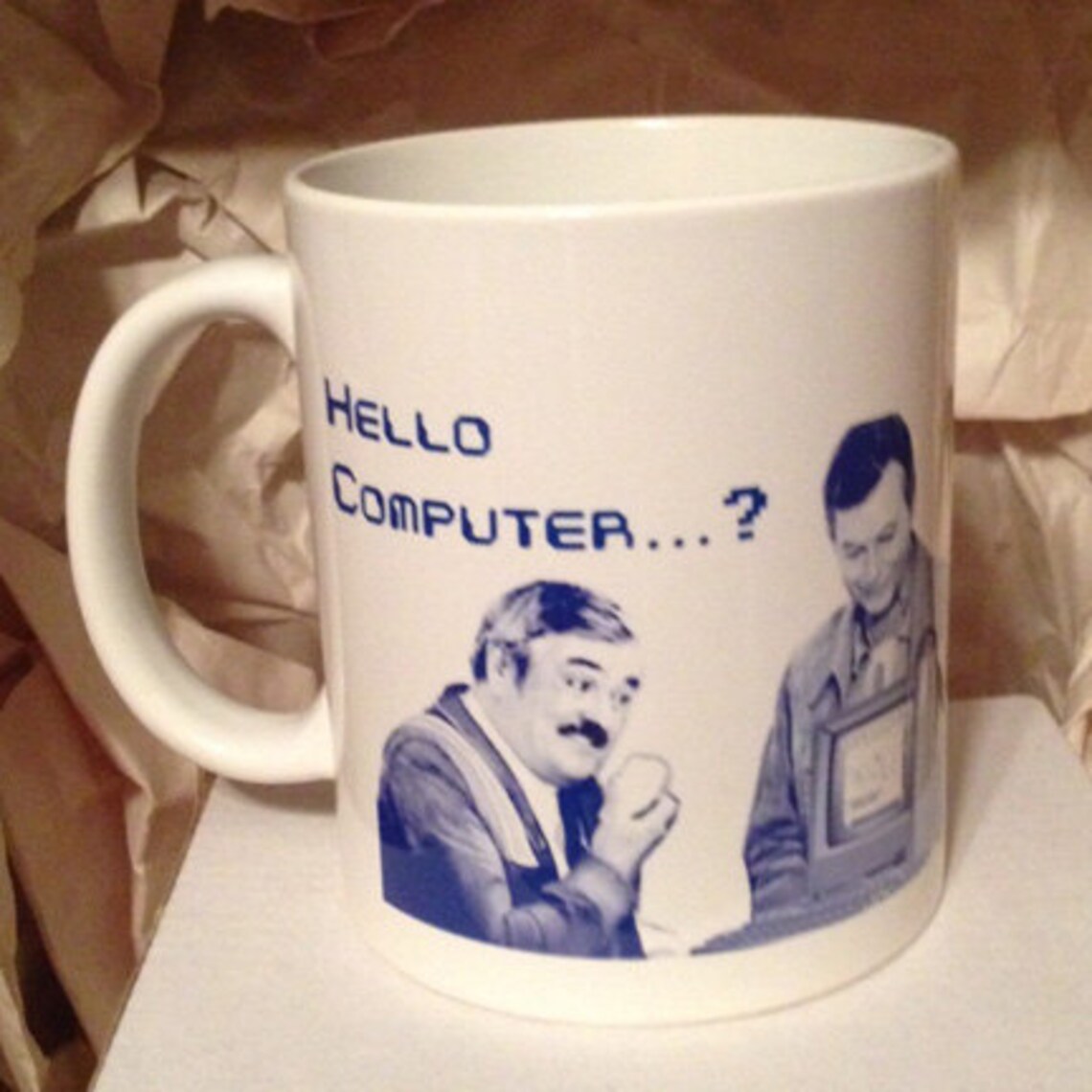 Hello Computer Coffee Mug - Etsy